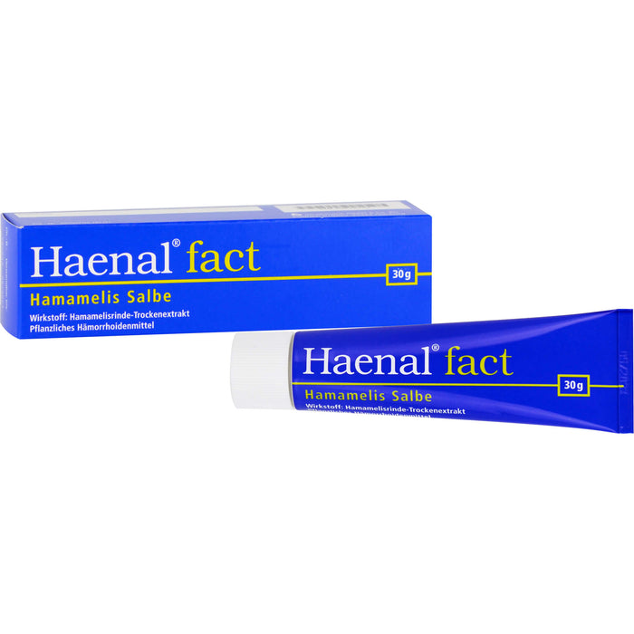 Haenal fact Hamamelis Salbe zur Anwendung auf der Haut, 30 g Ointment