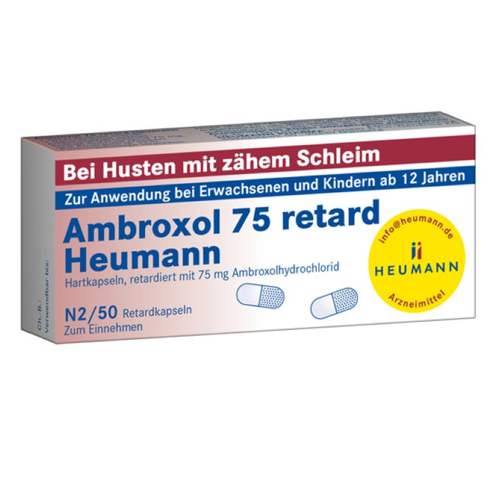 Ambroxol 75 retard Heumann Retardkapseln, 50 pcs. Capsules