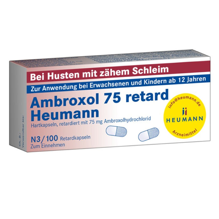 Ambroxol 75 retard Heumann Retardkapseln, 100 pc Capsules