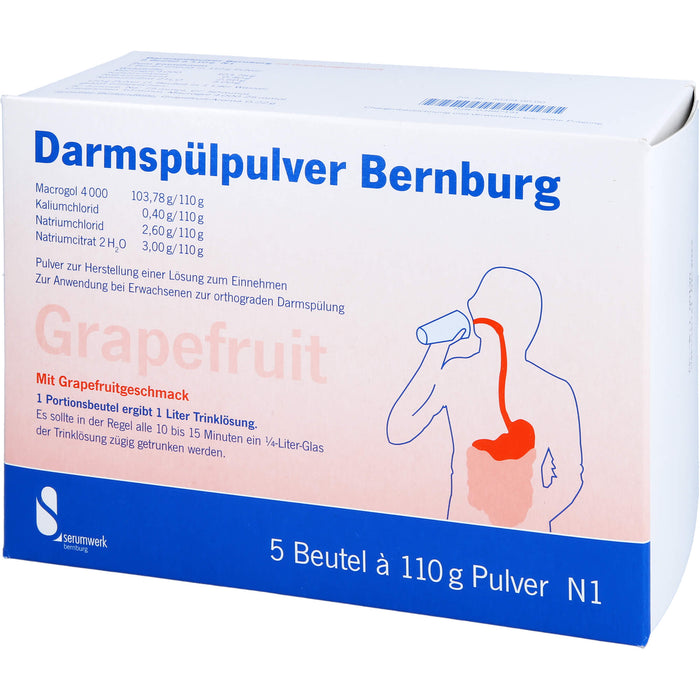 Darmspülpulver Bernburg Beutel, 550 g Poudre