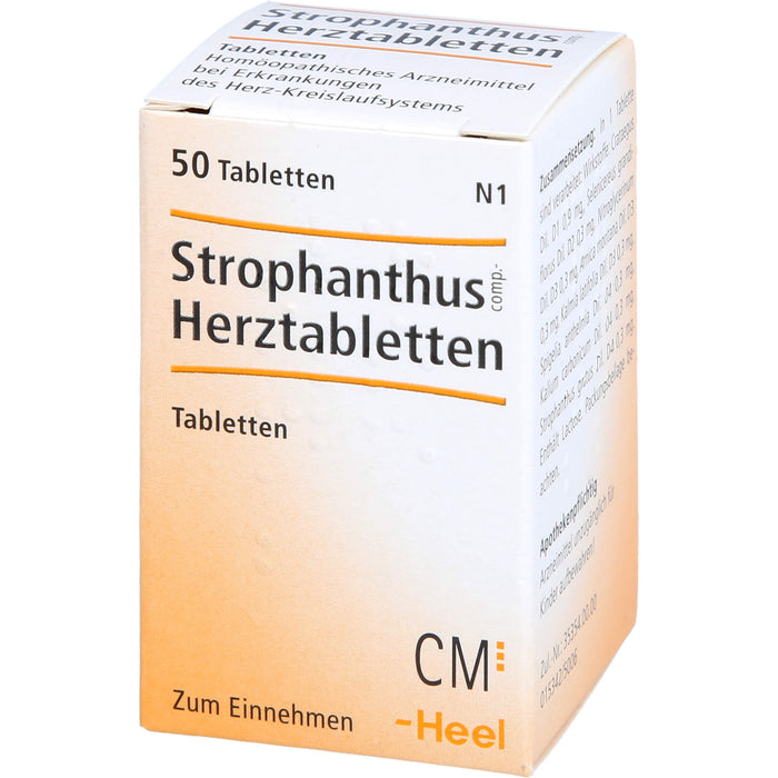 Strophantus comp. Herztabletten Heel, 50 pcs. Tablets