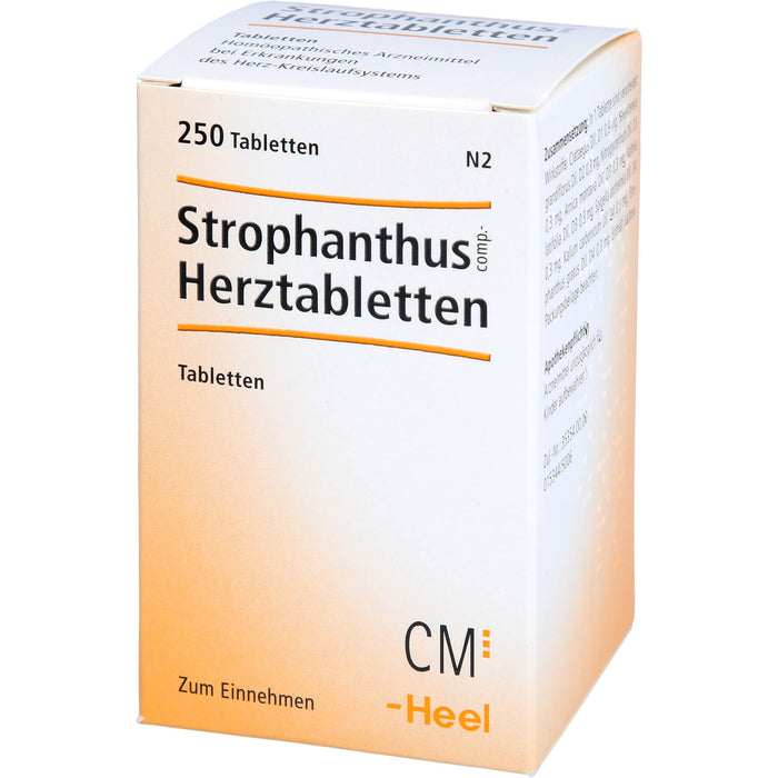 Strophantus comp. Herztabletten Heel, 250 St. Tabletten