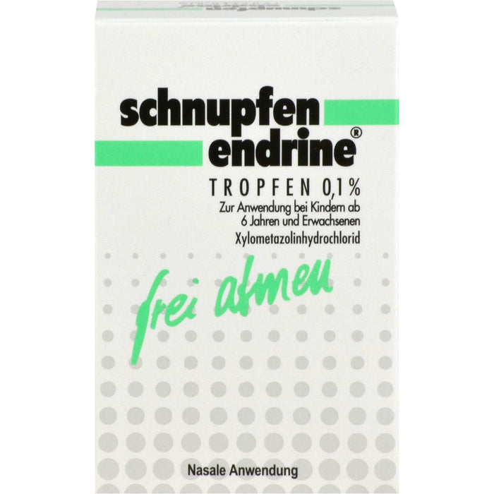 schnupfen endrine Tropfen, 10 ml Solution