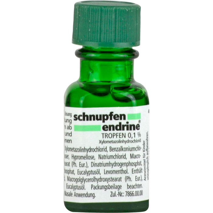 schnupfen endrine Tropfen, 10 ml Lösung