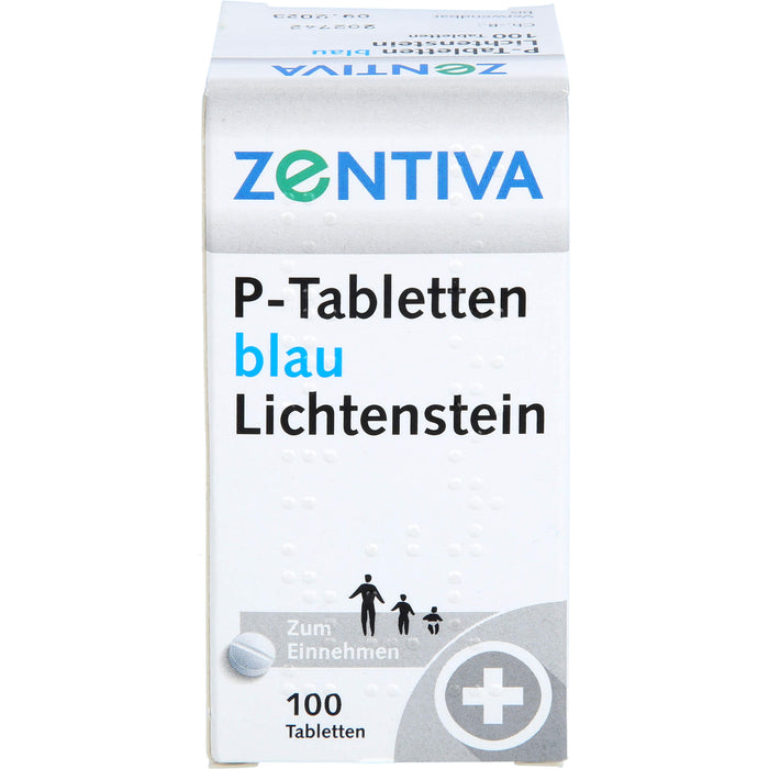 P-Tabletten blau Lichtenstein, 100 St. Tabletten