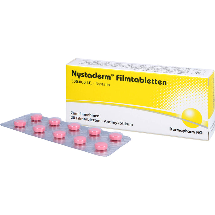 Nystaderm Filmtabletten Antimykotikum, 20 pcs. Tablets