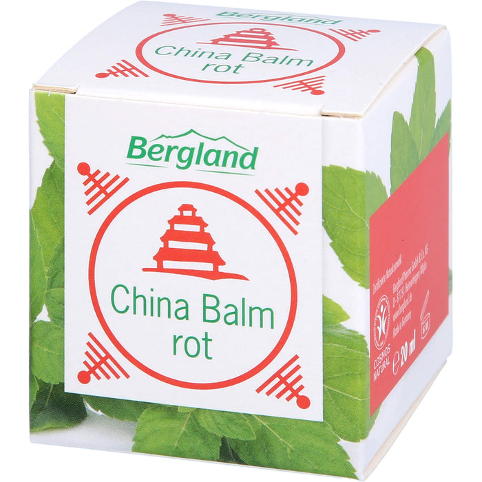 Bergland China Balm rot, 20 ml Cream