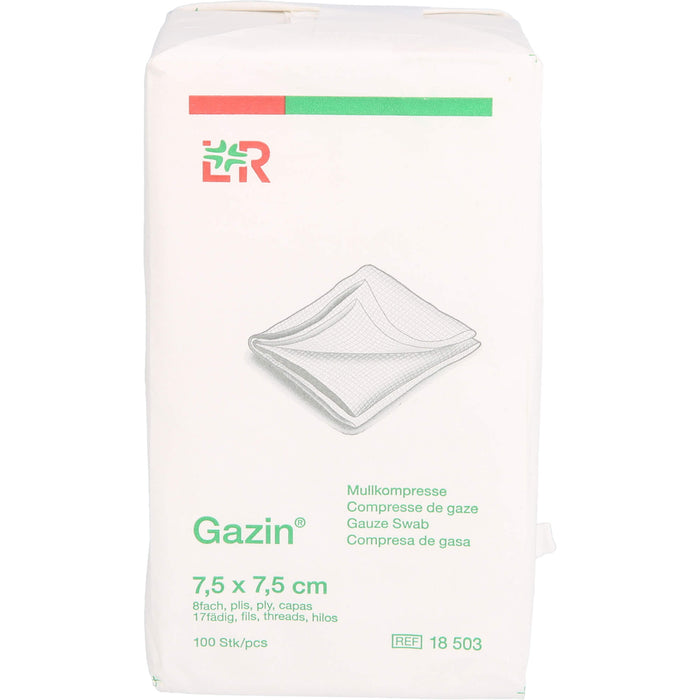 Gazin OP Kompressen 7,5 x 7,5 cm, 100 pc Compresses