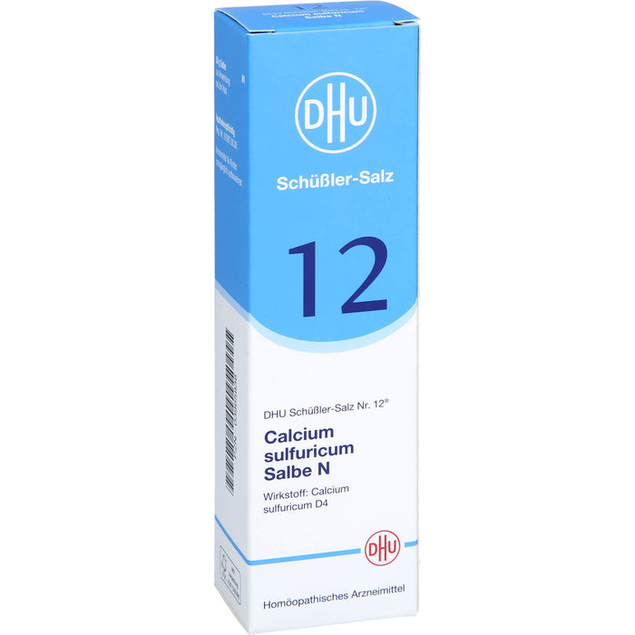 DHU Schüßler-Salz Nr. 12 Calcium sulfuricum D4 – Das Mineralsalz der Gelenke – das Original, 50 g Ointment