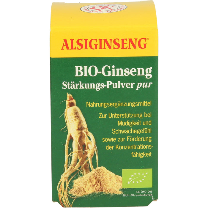 ALSIGINSENG Bio-Ginseng Stärkungs-Pulver pur, 30 g Poudre