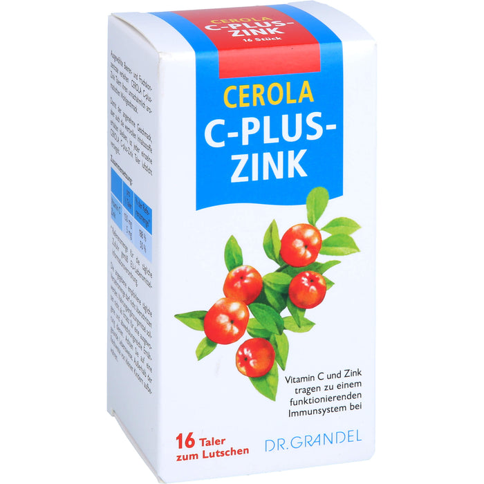 CEROLA C-Plus-Zink Taler, 16 pcs. Tablets