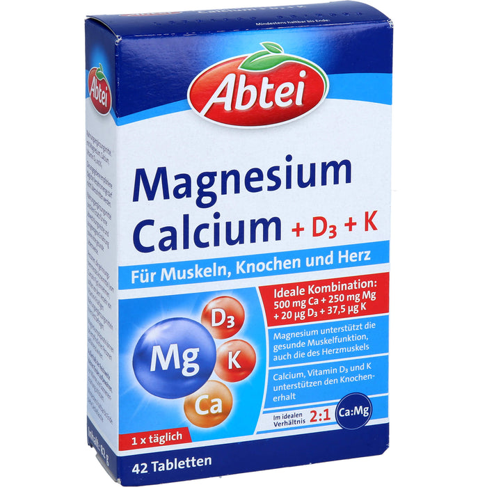 ABTEI Magnesium Calcium+D+K, 42 St TAB