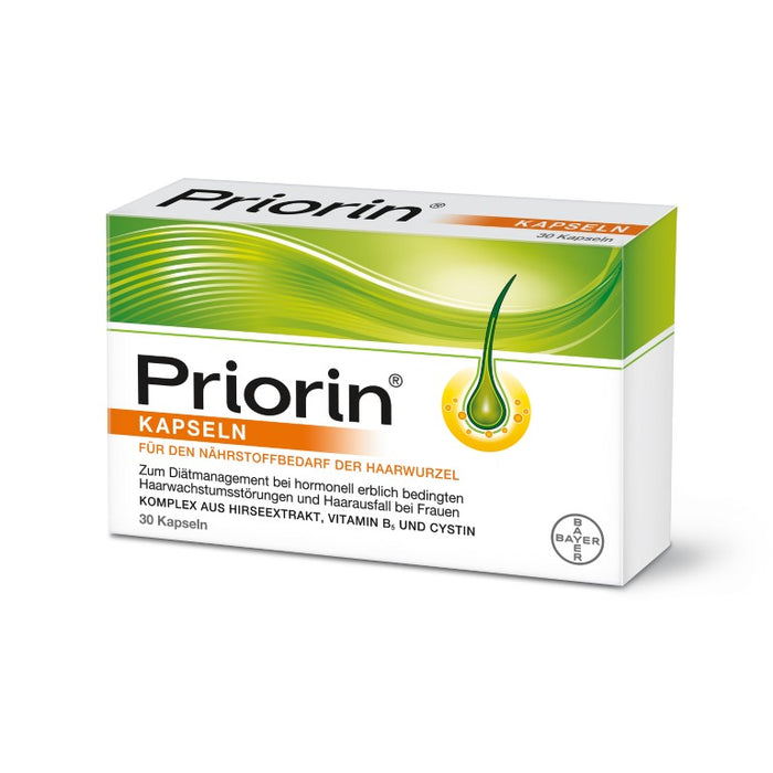 Priorin Kapseln für den Nährstoffbedarf der Haarwurzel, 30 pcs. Capsules