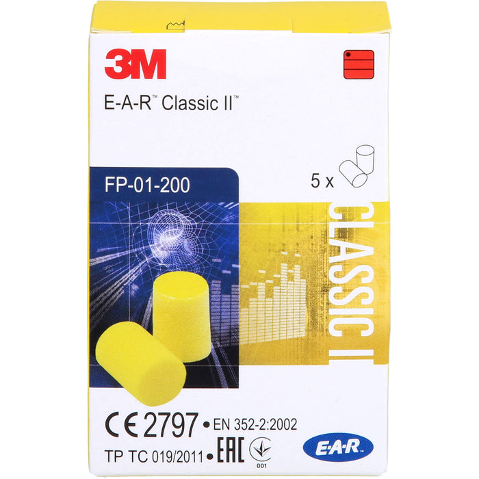 3M E-A-R Classic II Gehörschutz, 10 pcs. Earplugs