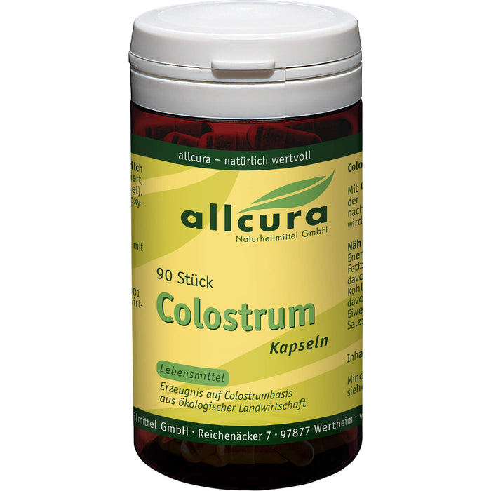 allcura Colostrum Kapseln, 90 St. Kapseln