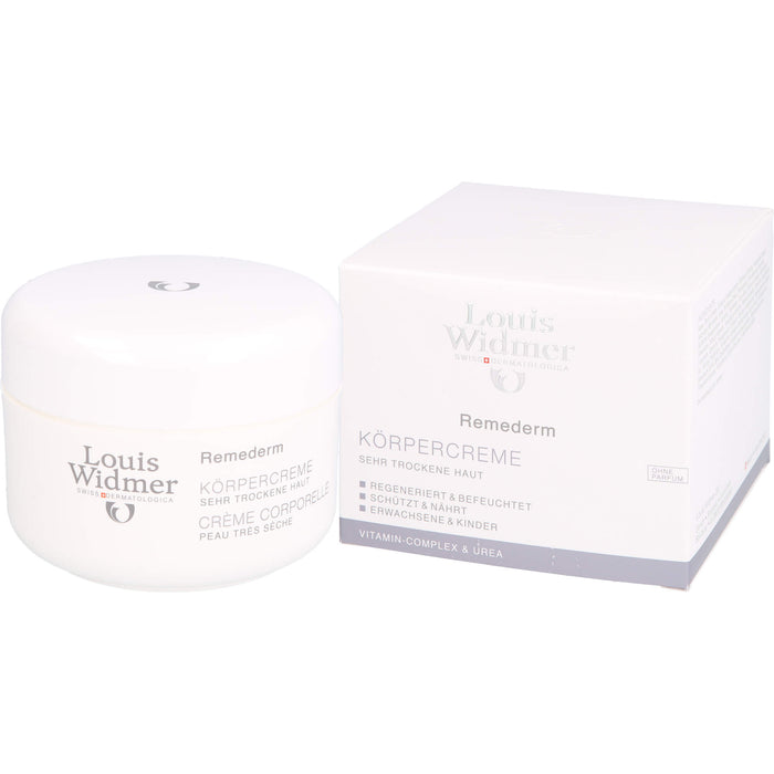 Louis Widmer Remederm Körpercreme unparfümiert, 250 ml Cream