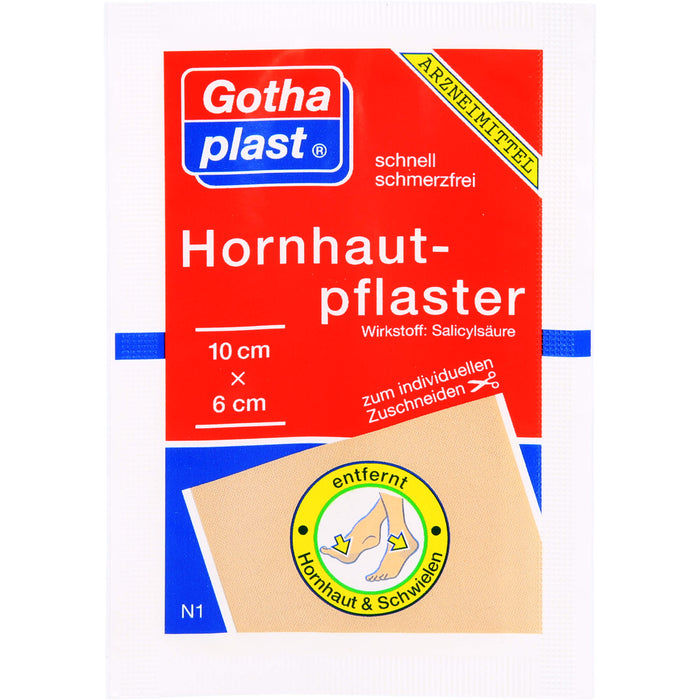 GOTHAPLAST HORNH PFL 10X6, 1 pc Pansement