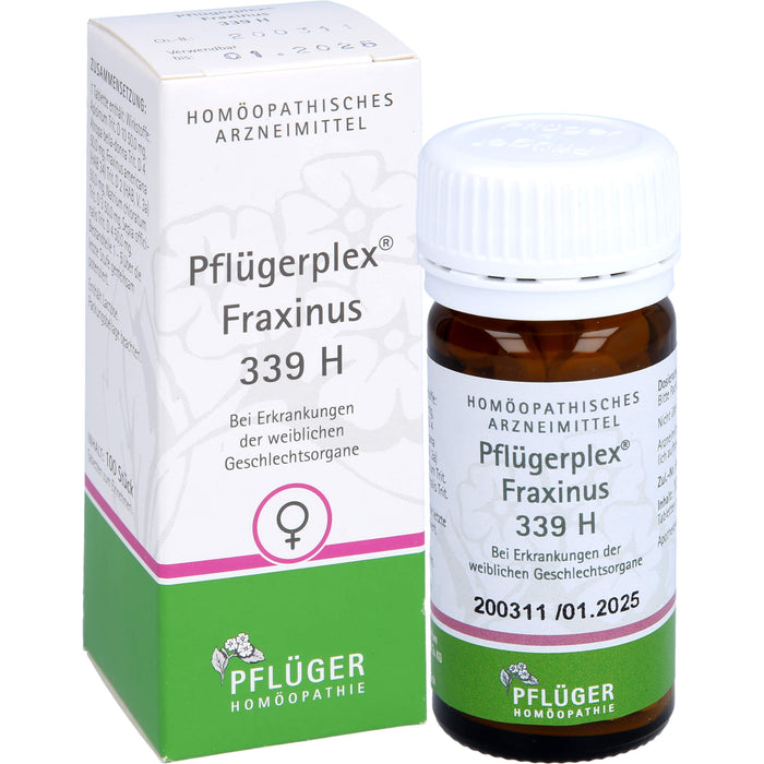 Pflügerplex Fraxinus 339 H Tabletten bei Erkrankungen der weiblichen Geschlechtsorgane, 100 St. Tabletten