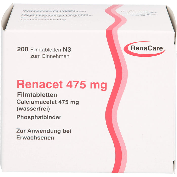 Renacet 475 mg Filmtabletten, 200 St FTA