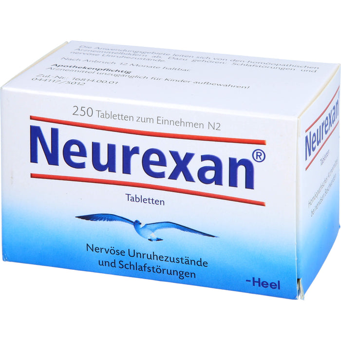 Neurexan Tabletten bei nervösen Unruhezuständen und Schlafstörungen, 250 pc Tablettes