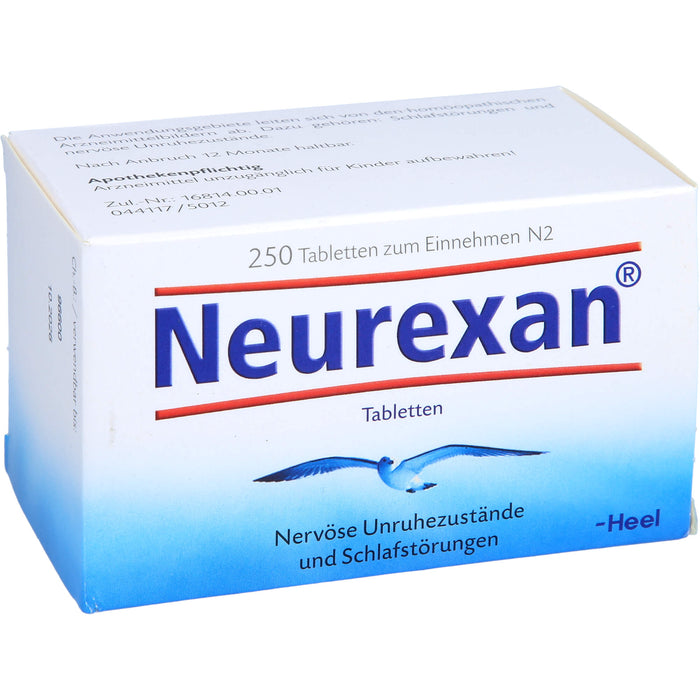 Neurexan Tabletten bei nervösen Unruhezuständen und Schlafstörungen, 250 pcs. Tablets