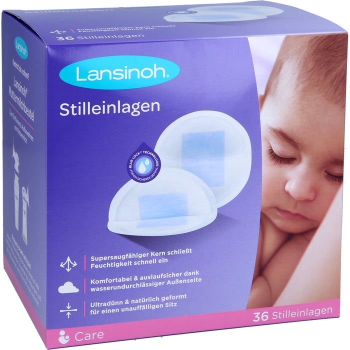 LANSINOH Stilleinlagen, 36 pc Dépôts