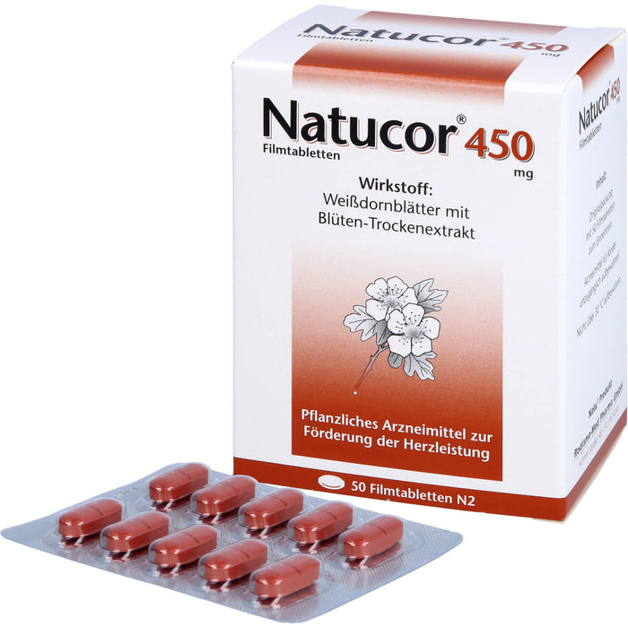 Natucor 450 mg, Filmtbl., 50 pcs. Tablets