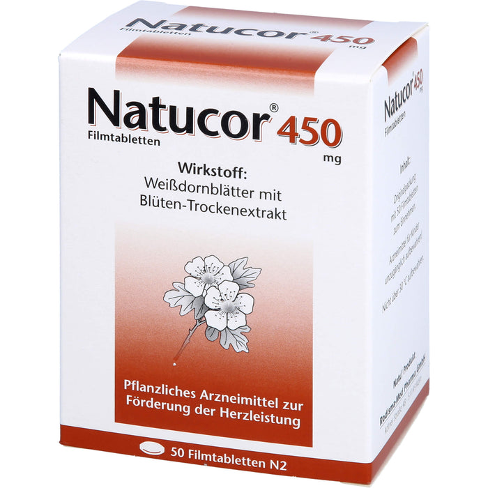 Natucor 450 mg, Filmtbl., 50 St. Tabletten