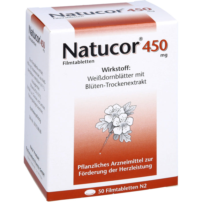 Natucor 450 mg, Filmtbl., 50 pc Tablettes