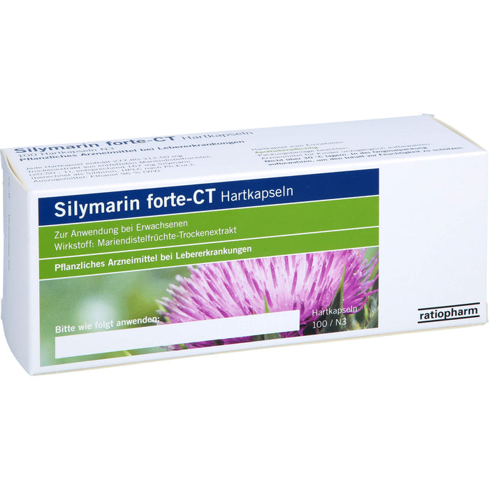 Silymarin forte-CT Hartkapseln, 100 pc Capsules