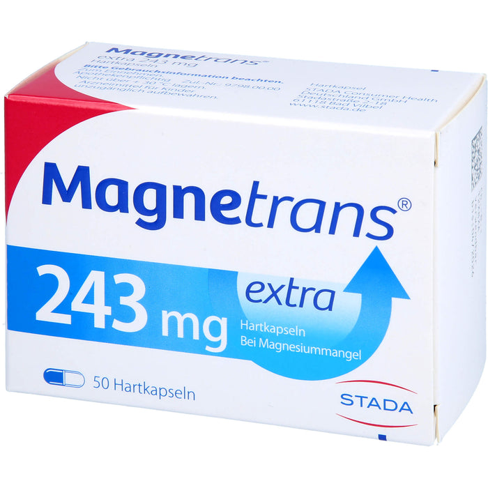 Magnetrans extra 243 mg Hartkapseln bei Magnesiummangel, 50 pc Capsules