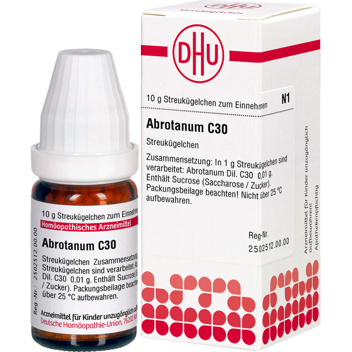 DHU Abrotanum C30 Streukügelchen, 10 g Globules