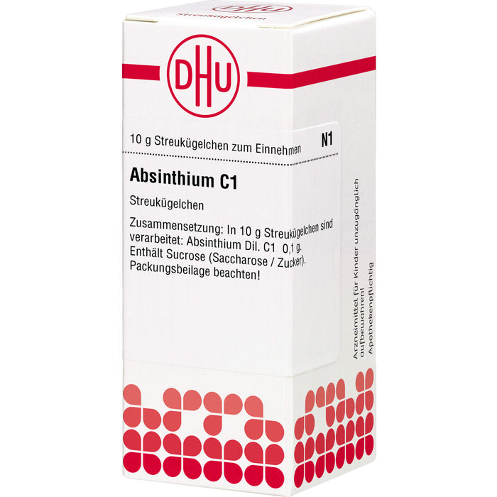 DHU Absinthium C1 Streukügelchen, 10 g Globuli