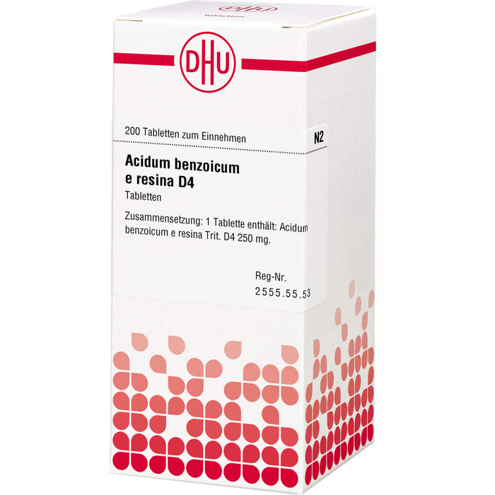 DHU Acidum benzoicum e resina D4 Tabletten, 200 St. Tabletten