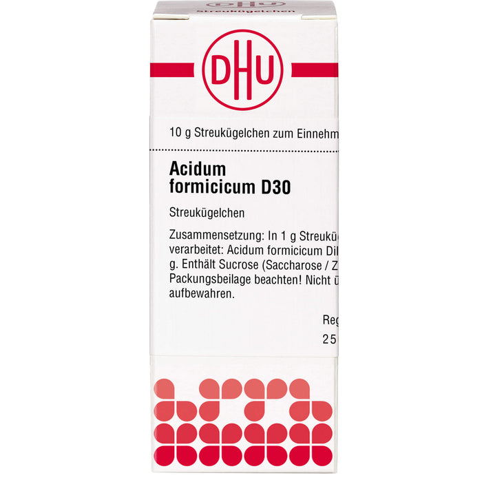 DHU Acidum formicicum D30 Streukügelchen, 10 g Globules