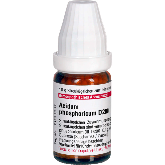 DHU Acidum phosphoricum D200 Streukügelchen, 10 g Globuli