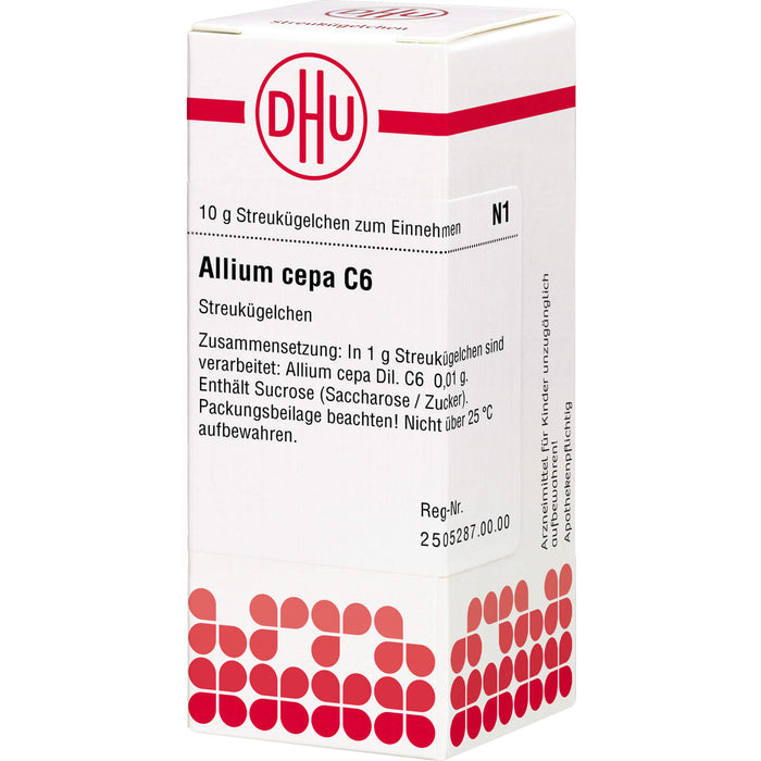 DHU Allium cepa C6 Streukügelchen, 10 g Globuli