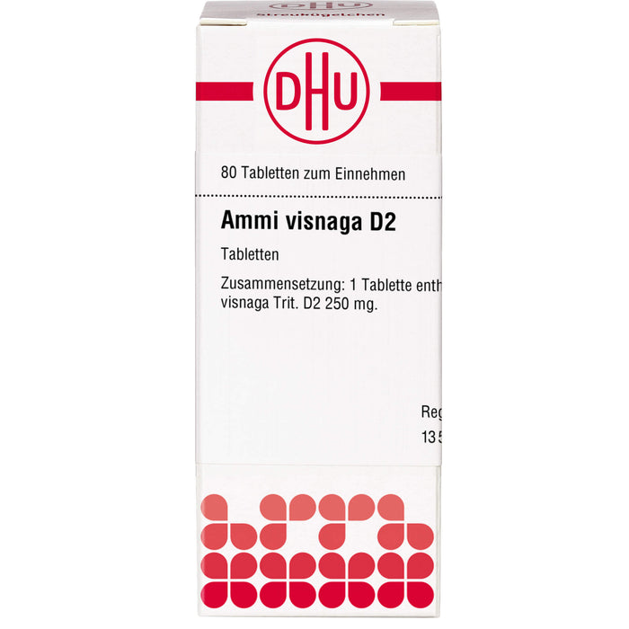 DHU Ammi visnaga D2 Tabletten, 80 St. Tabletten