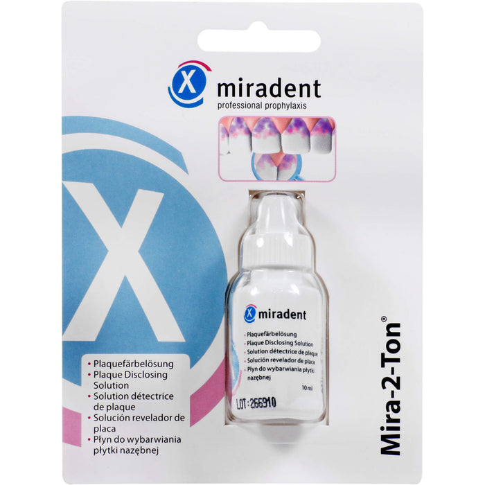 miradent Mira-2-Ton Plaquefärbelösung, 10 ml Solution