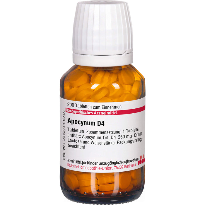 Apocynum D4 DHU Tabletten, 200 St. Tabletten