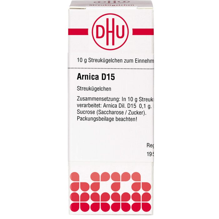 DHU Arnica D15 Streukügelchen, 10 g Globuli