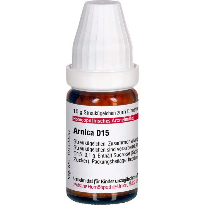 DHU Arnica D15 Streukügelchen, 10 g Globuli