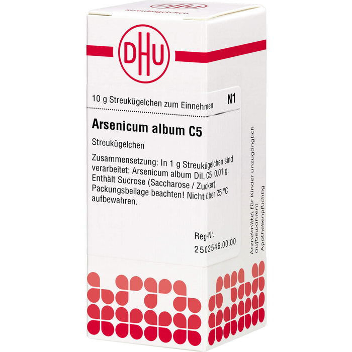 DHU Arsenicum album C5 Streukügelchen, 10 g Globuli