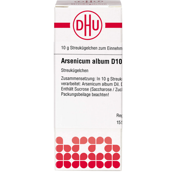 DHU Arsenicum album D10 Streukügelchen, 10 g Globules