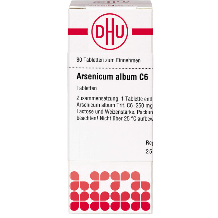 DHU Arsenicum album C6 Tabletten, 80 St. Tabletten