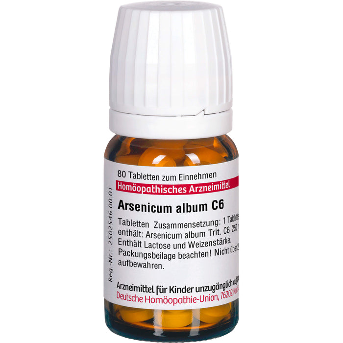 DHU Arsenicum album C6 Tabletten, 80 St. Tabletten