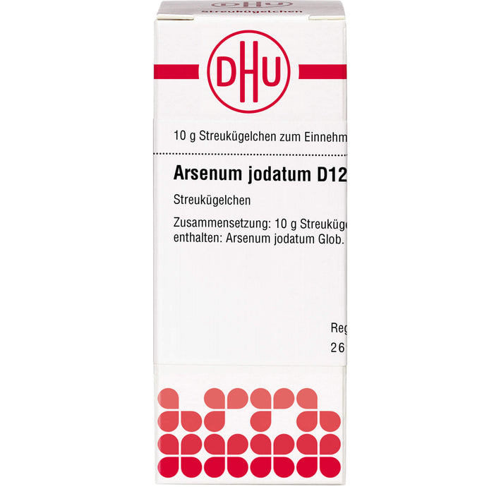 Arsenum jodatum D12 DHU Globuli, 10 g Globuli