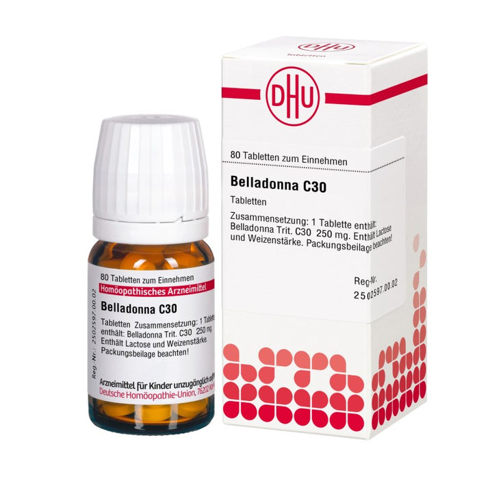 DHU Belladonna C 30 Tabletten, 80 St. Tabletten