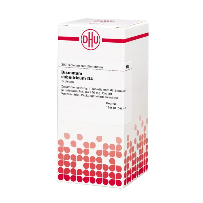 DHU Bismutum subnitricum D4 Tabletten, 200 St. Tabletten