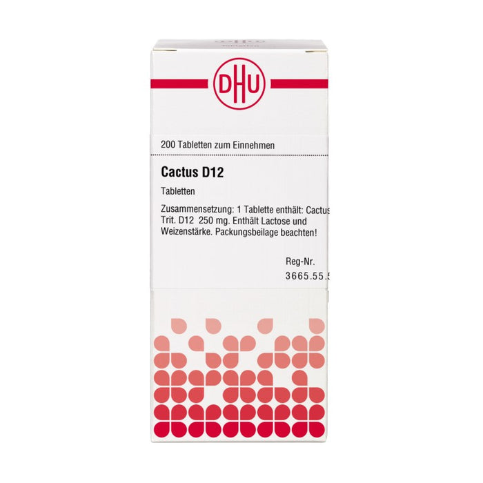 DHU Cactus D12 Tabletten, 200 St. Tabletten